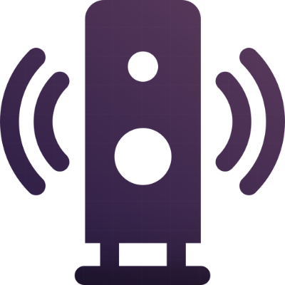 Ein Icon zum Thema Surround Sound